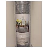 NEW THRESHOLD AREA RUG (GRAY SHAG)