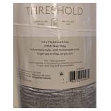 NEW THRESHOLD AREA RUG (GRAY SHAG)