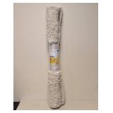 NEW ROOM ESSENTIALS AREA RUG (IVORY SHAG)