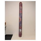 NEW THRESHOLD PERISIAN AREA RUG (RED/NAVY)