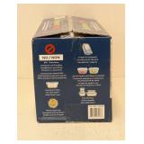 NEW SNAPWARE PYREX GLASS FOOD STORAGE SET 18PC.