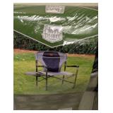 NEW FOLDING DIRECTORS CHAIR WITH SIDETABLE