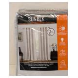 NEW SUN+BLK TOTAL BLACKOUT PANELS 2PK.