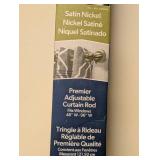 EVERGREEN PREMIER ADJUSTABLE CURTAIN ROD (48”W-96”W)