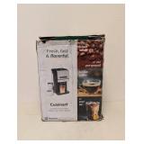 NEW CUISINART CUSTOM GRIND & BREW SINGLE-CUP COFFEE MAKER