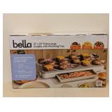 BELLA 12”x22” EXTRA LARGE GRIDDLE WITH WARMING TRAY