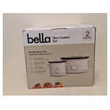 BELLA SLOW COOKER SET 2PC. SET