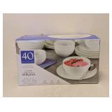 NEW MIKASA CIARA DINNERWARE SET (39PCS.)