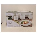 NEW TRUDEAU PORCELAIN BOWL SERVING SET 3PC.