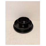 NEW STONE+LAIN CELINA STONEWARE 12PC DINNERWARE SET (BLACK)