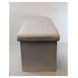 NEW SEVILLE CLASSICS STORAGE BENCH COLLAPSIBLE OTTOMAN