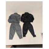 NEW NIKE BABY JOGGING SUITS (12M) BLACK AND GRAY