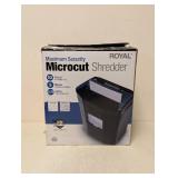 ROYAL MAX SECURITY MICROCUT SHREDDER
