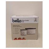 BELLA SLOW COOKER SET 2PC. SET