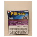 NEW 3M FILTRETE 1550 FILTERS (20x25x5) 2PK