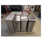 MIXED LOT OF GARBAGE CANS