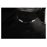 Holiday Decor Lot with Artificial Tree, Sleigh, Ornaments, and Candle Display