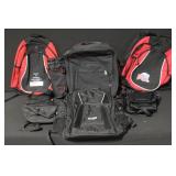 Collection of 5 Backpacks and 2 Small Carry Bags