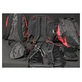 Collection of 5 Backpacks and 2 Small Carry Bags