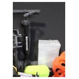 Automotive and Garage Item Collection with Tools and Accessories