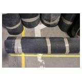 Lot of 7 Rolled Rubber Flooring Mats Approx. 48in Wide