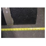 Lot of 7 Rolled Rubber Flooring Mats Approx. 48in Wide