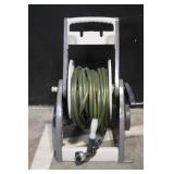 Hosemobile Hose Reel Cart with Garden Hose and Nozzle