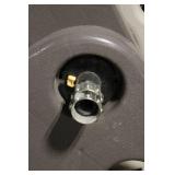 Portable Garden Hose Reel Cart with Hose and Spray Nozzle