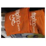 FlipFlop Wines Branded Cornhole Game Set with 2 Boards and 2 Bean Bags