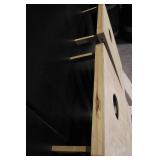 Wooden Cornhole Game Set with Two Boards and 1 Bean Bag