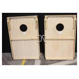 Wooden Cornhole Game Set with Two Boards and 1 Bean Bag