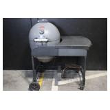 Char-Griller Akorn Kamado Charcoal Grill and Smoker with Side Table