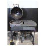 Char-Griller Akorn Kamado Charcoal Grill and Smoker with Side Table