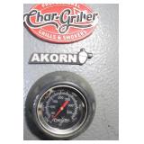 Char-Griller Akorn Kamado Charcoal Grill and Smoker with Side Table