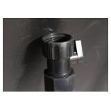 Collection of Yard and Snow Tools with Shovels, Brooms, Rake, and Snow Pusher