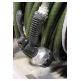 Garden Hose Reel Cart with Hose and Adjustable Nozzle