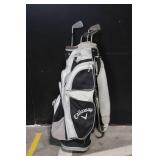 Callaway Golf Bag with 5 Mixed Irons Including Ping Eye2 and King Cobra Oversize
