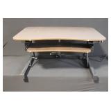 Electric Adjustable Sit Stand Desk Riser with USB Port