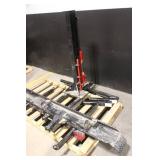 Heavy-Duty Vehicle Wheel Lift with Draw-Tite Hitch and Hydraulic Jack