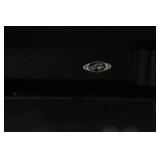 Champion Black Outdoor Patio Dining Table with Slatted Top