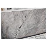 MIKE 12x24 Inch Glazed Porcelain Tiles in Gray Marble Finish, Set of Boxes
