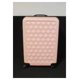 Samsonite Pink Hard Shell Rolling Suitcase with Telescopic Handle