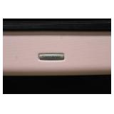 Samsonite Pink Hard Shell Rolling Suitcase with Telescopic Handle
