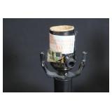 Pair of Glass Table Lamps with Antique Mercury Finish