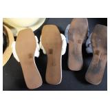 Straw Hat & Slide Sandal Collection including Banana Republic, Filippo Catarzi, and Sunday Afternoons