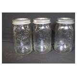 Collection of Glass Storage Jars - IKEA Tall Jars, Ball Mason Jars, Square Glass Jar
