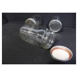 Collection of Glass Storage Jars - IKEA Tall Jars, Ball Mason Jars, Square Glass Jar