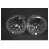 Set of 2 Glass Storage Jars, Crystal Perfume Bottle, and Ornate Picture Frame