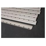 Lot of 6 Closet Culture 48 Inch Hang Rail Mounting Brackets