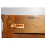 Pair of Wooden Corner Bookcases with Cabinet Doors